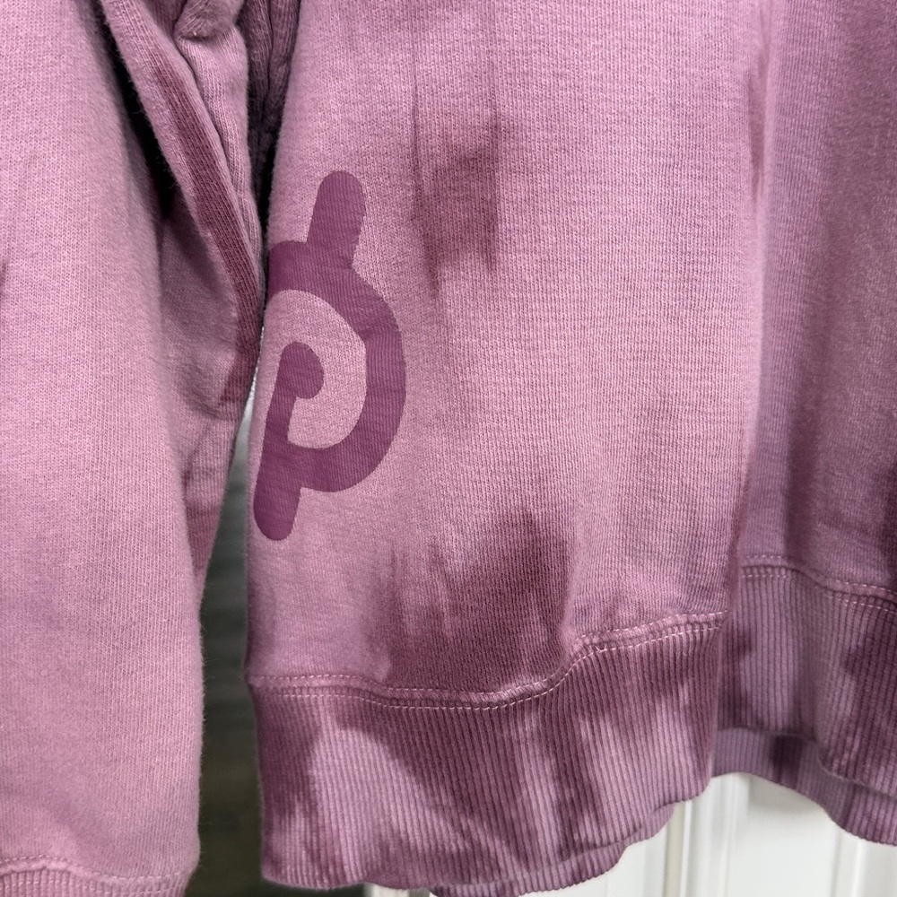 Spiritual Gangster x Peloton Mauve & Dusty Rose Tie-Dye Crewneck  Medium - Picture 4 of 8